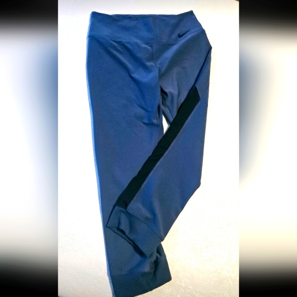 Nike Dri-fit Blue and Black Leggings Size Small